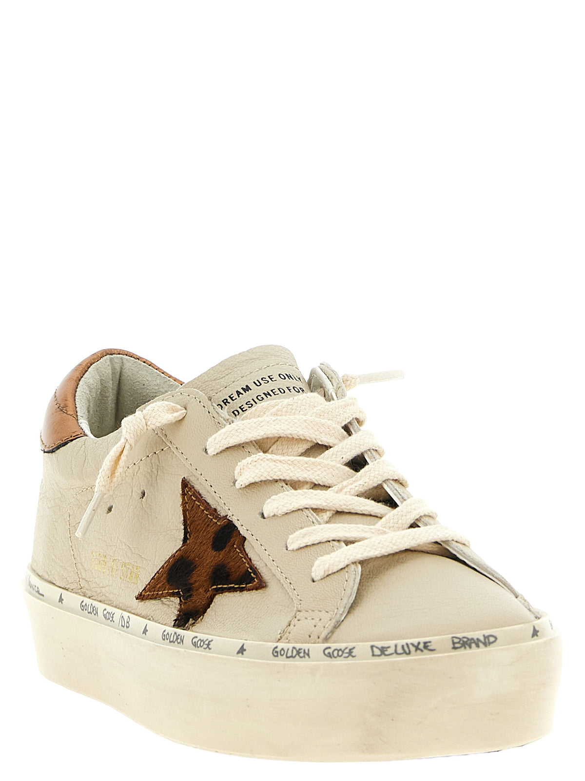Golden Goose Multicolor Goatskin Platform Women's Sneakers