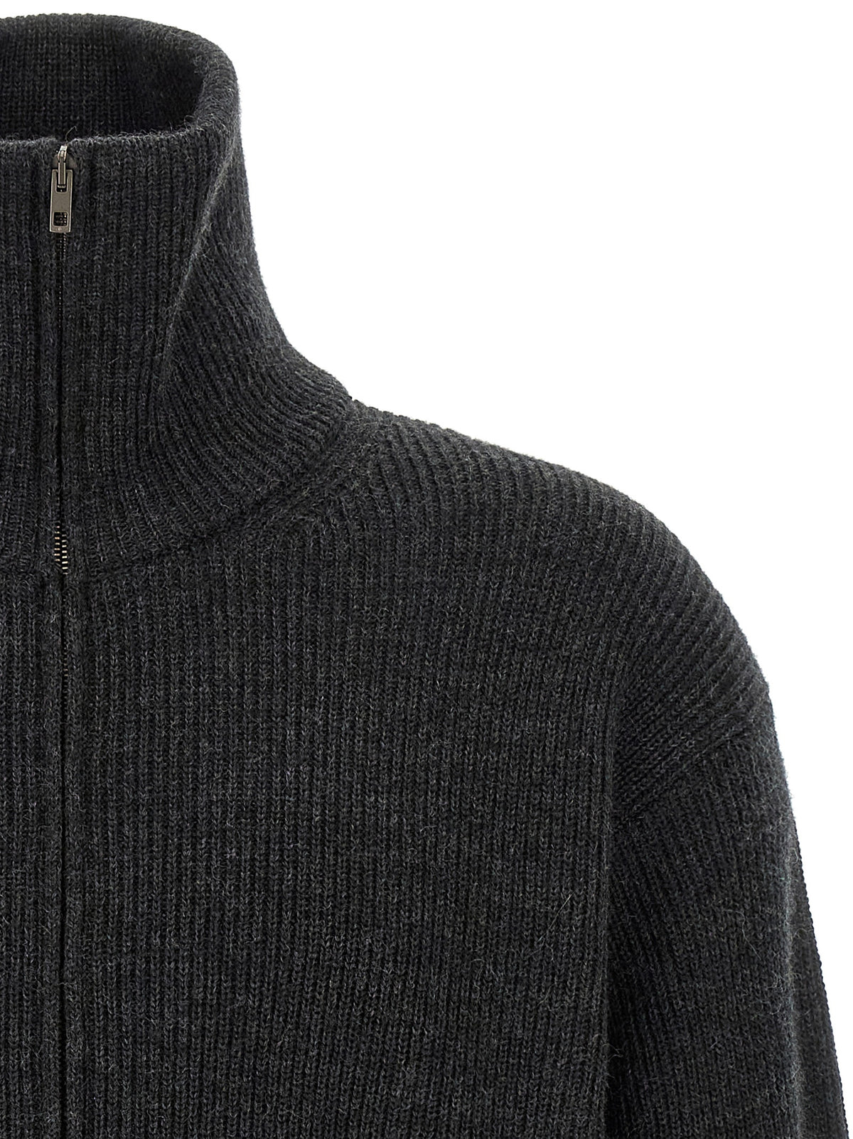 Lemaire Gray Wool Men's Cardigan