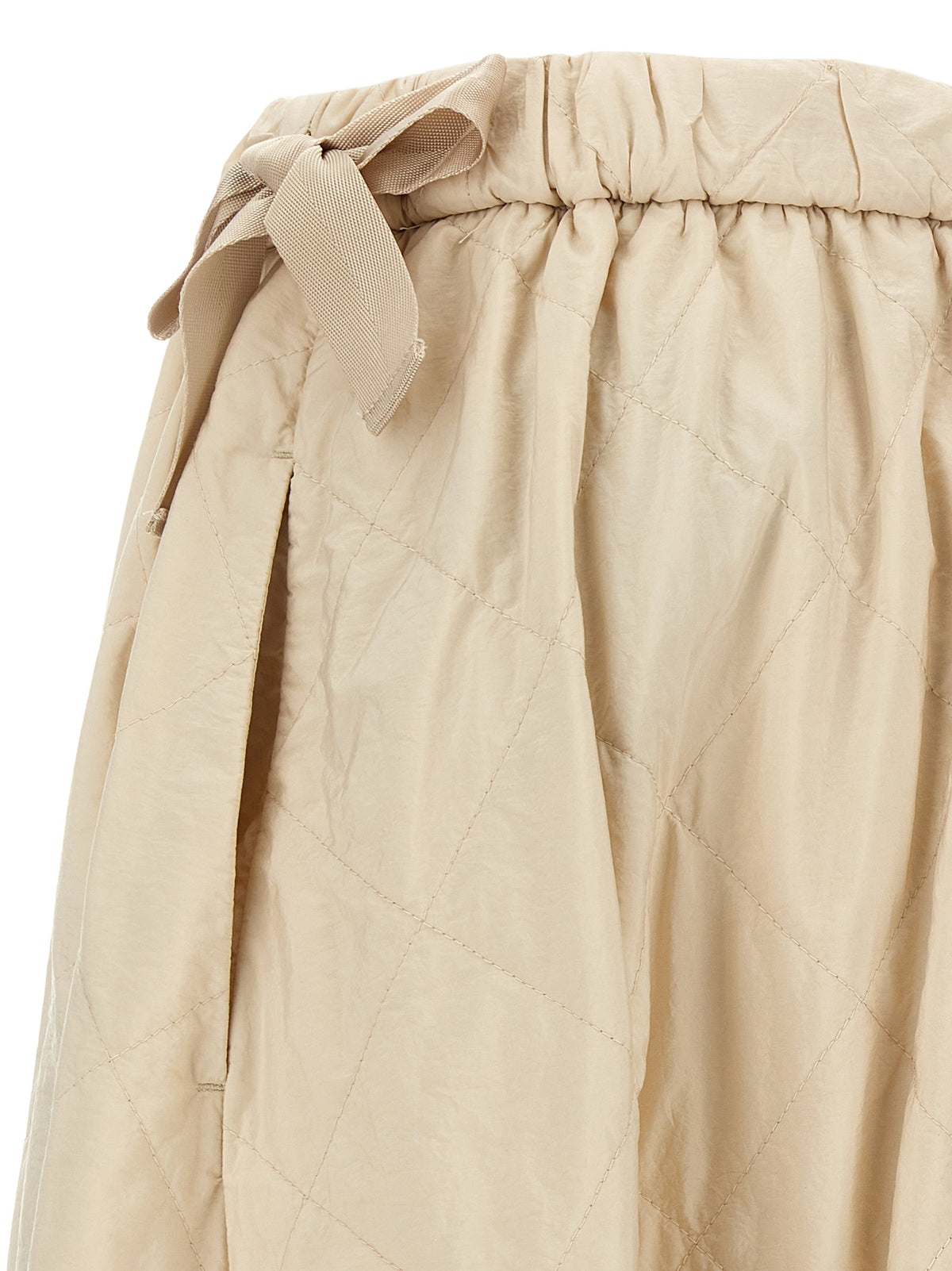 Max Mara Beige Polyamide Midi Women's Skirt