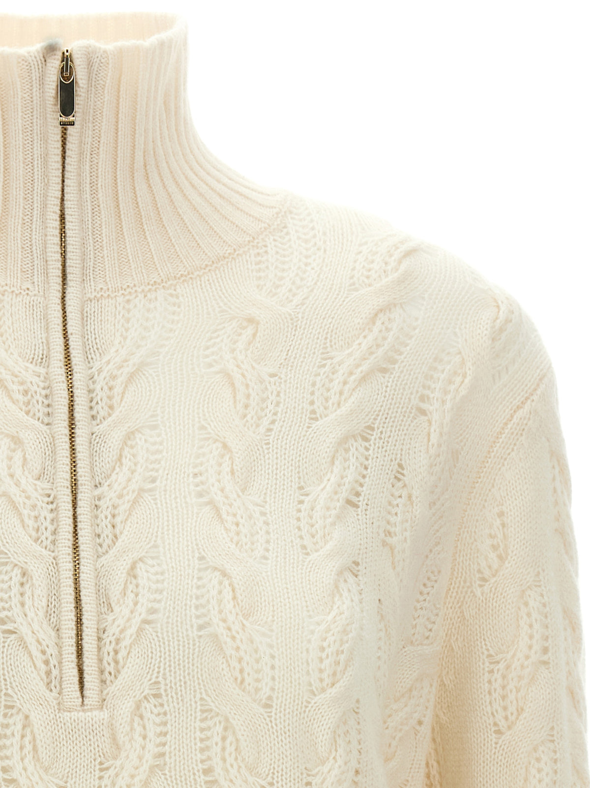 Max Mara White Wool Women's Cardigan