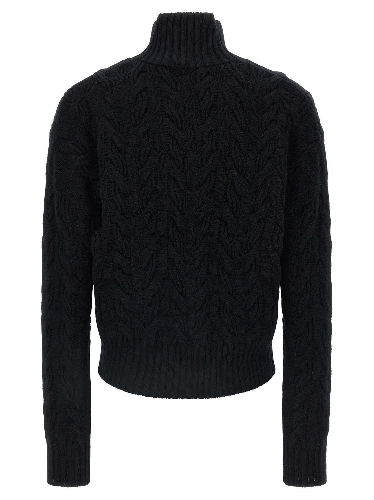 Max Mara Black Wool Women's Cardigan