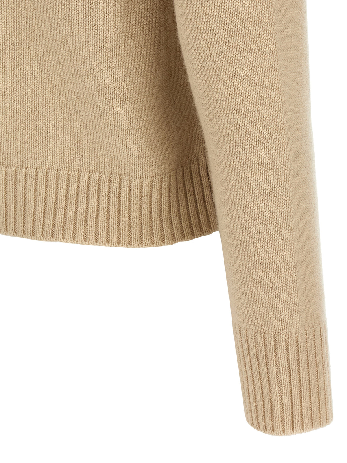 Max Mara Beige Wool Women's Cardigan