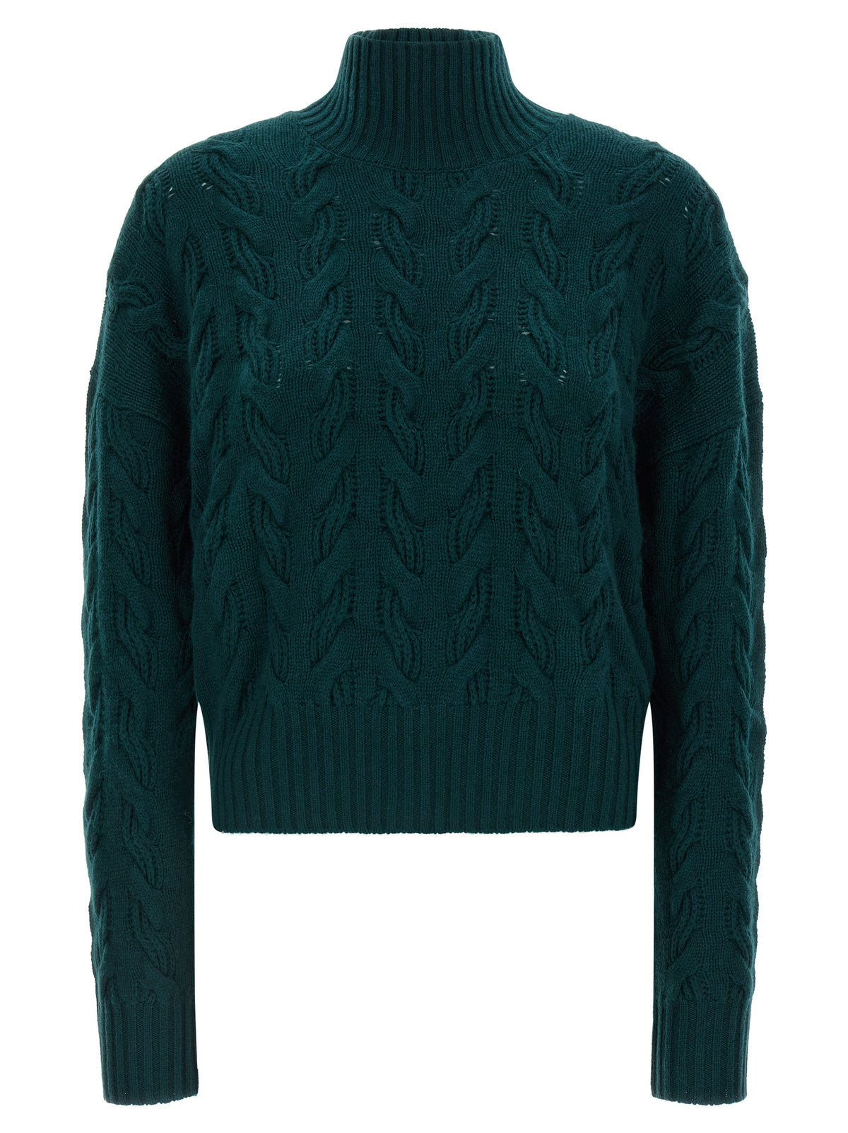 Max Mara Bicolor Wool Women's Cardigan