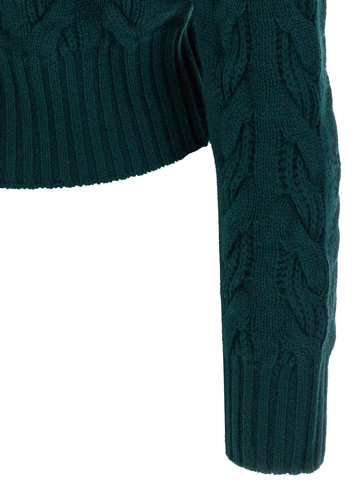 Max Mara Bicolor Wool Women's Cardigan