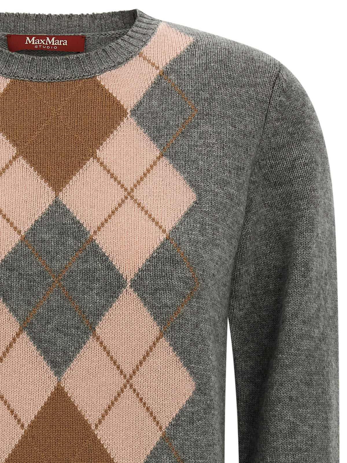 Max Mara Gray Wool Women's Cardigan