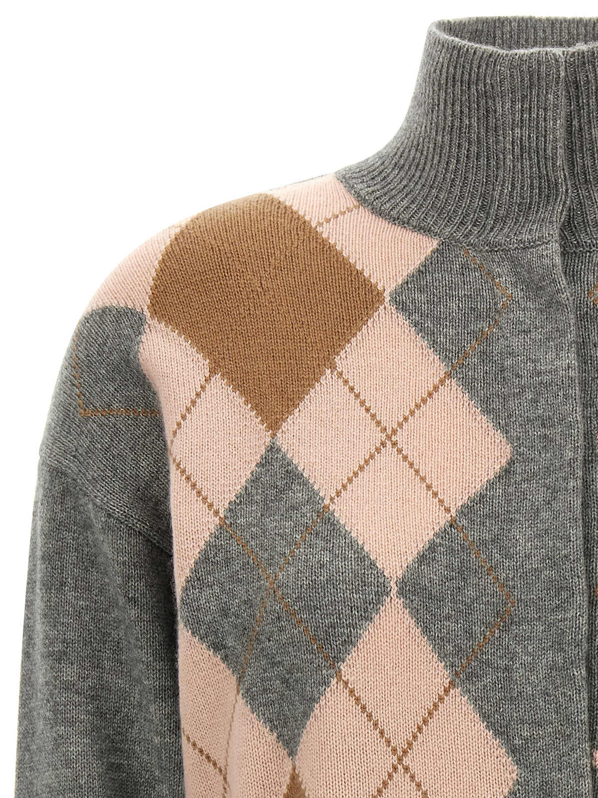 Max Mara Gray Wool Women's Cardigan