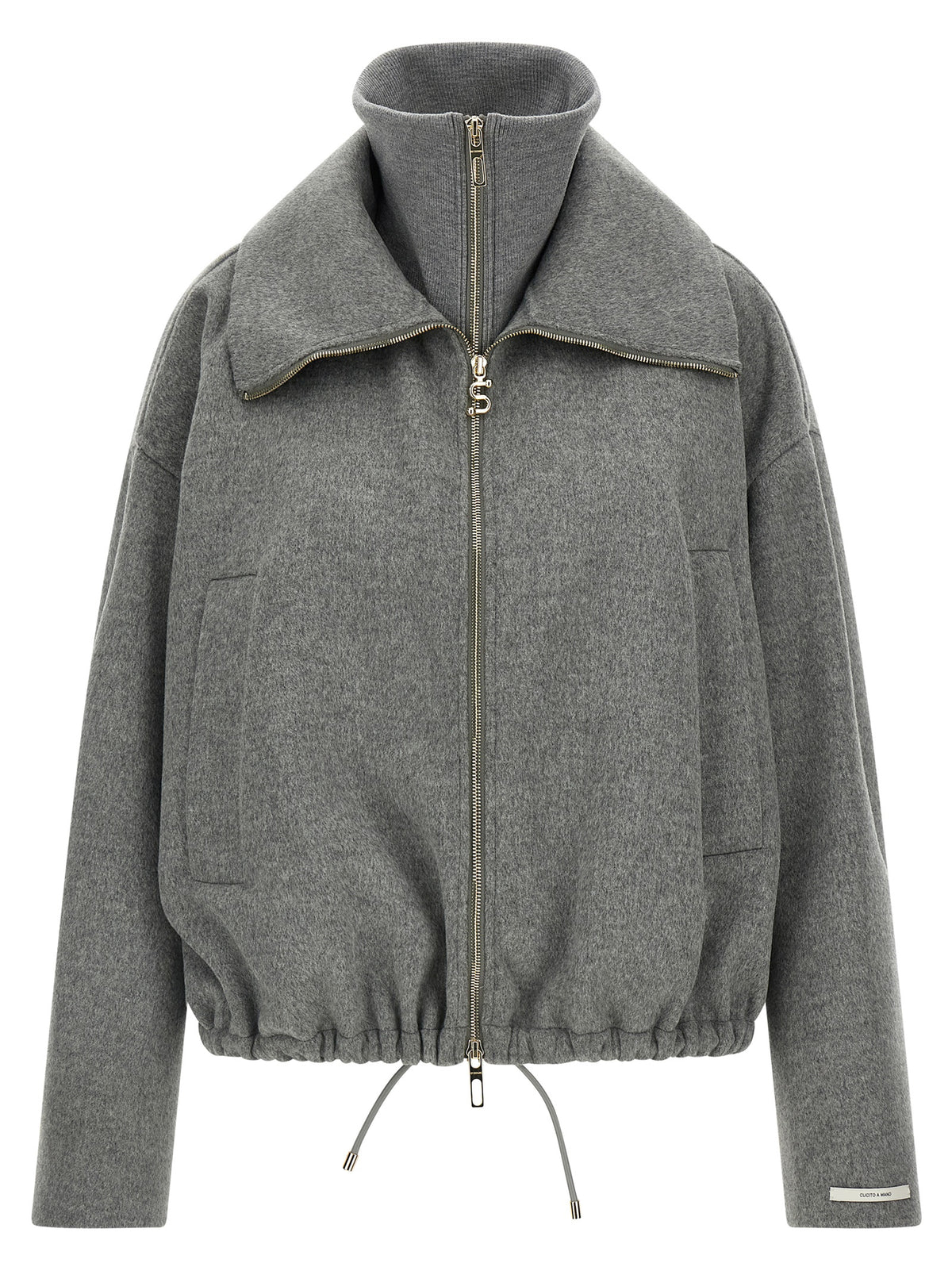 Sportmax Gray Wool Women's Bomber