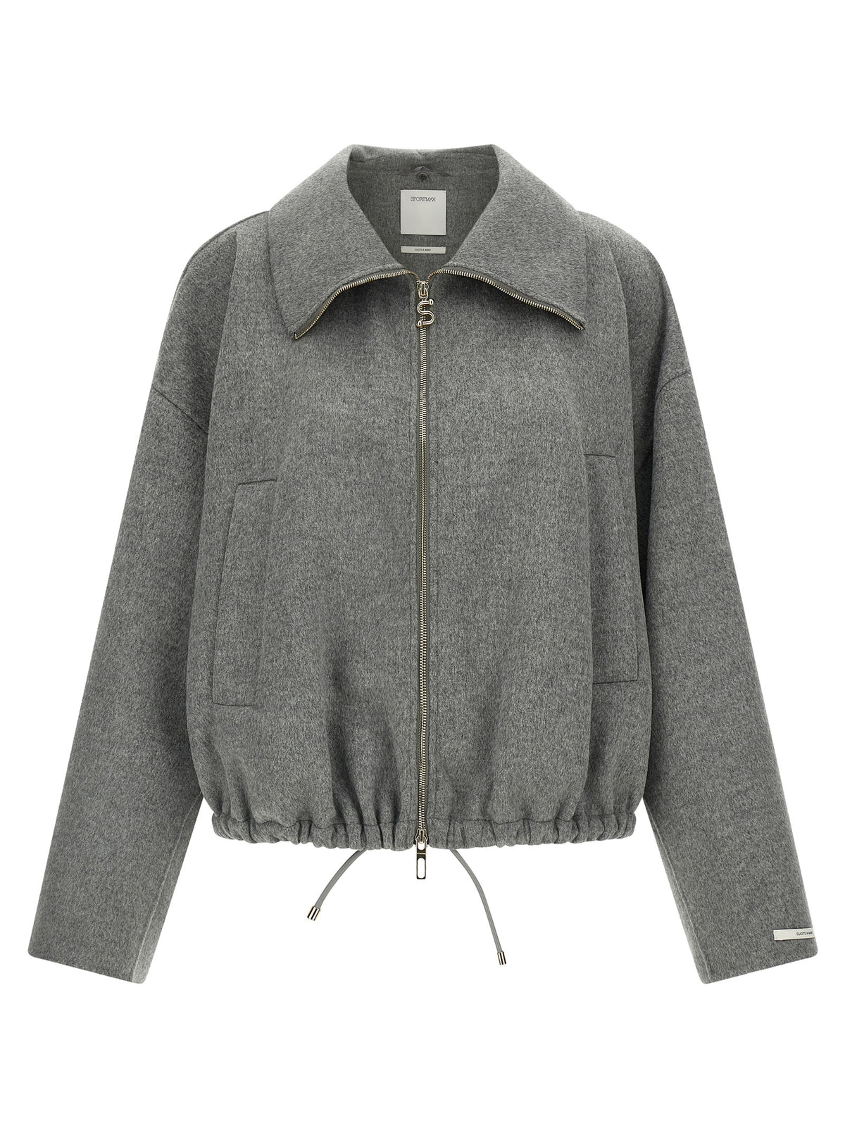Sportmax Gray Wool Women's Bomber