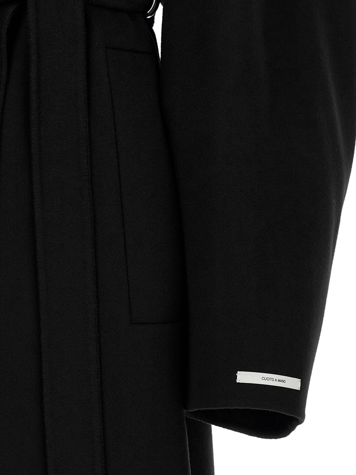 Sportmax Black Wool Women's Coat