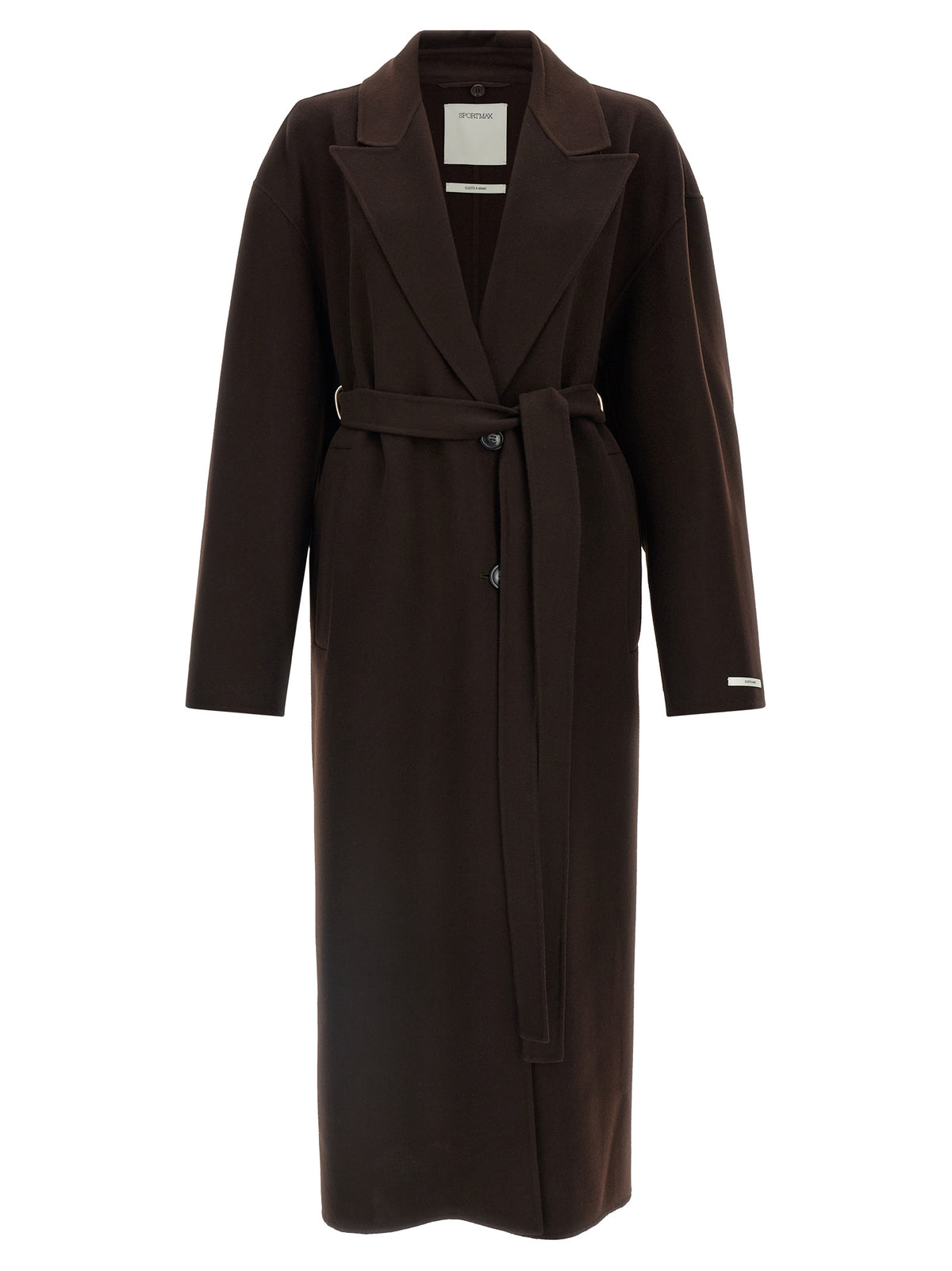 Sportmax Brown Wool Women's Coat