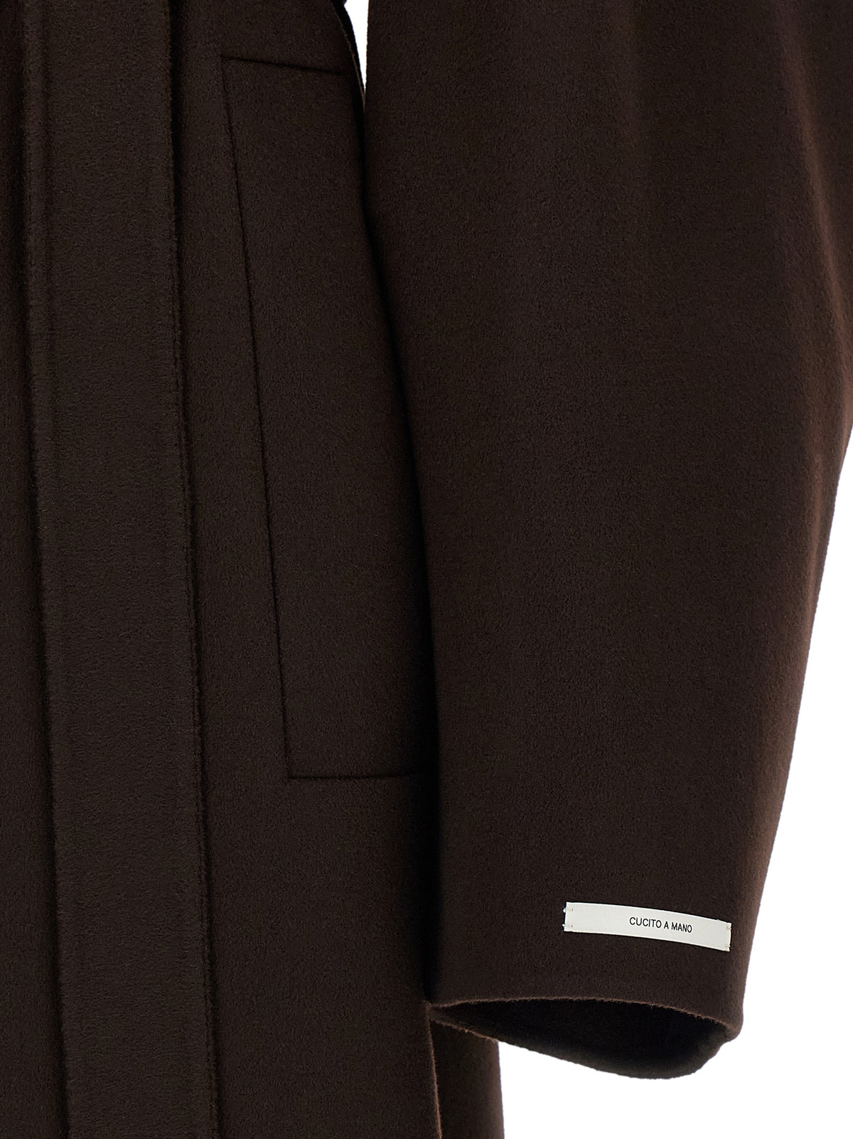 Sportmax Brown Wool Women's Coat