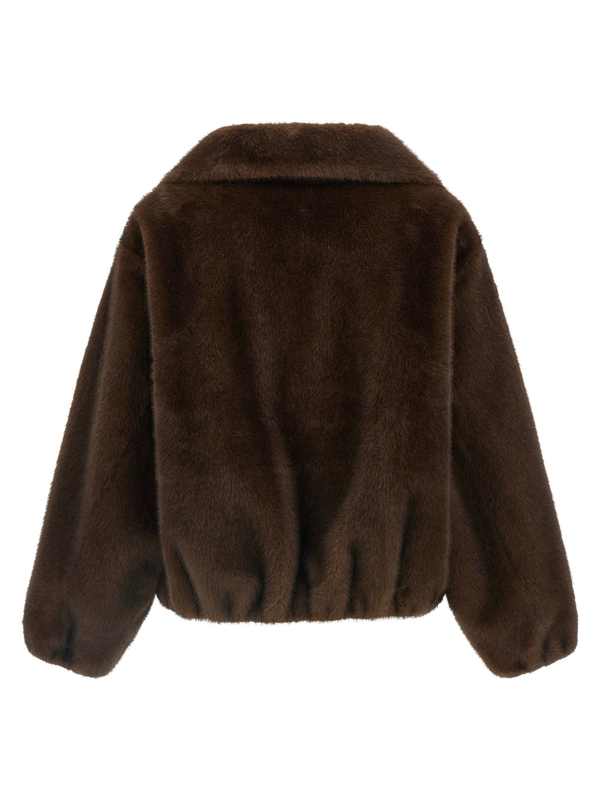 P.A.R.O.S.H. Brown Polyester Women's Bomber