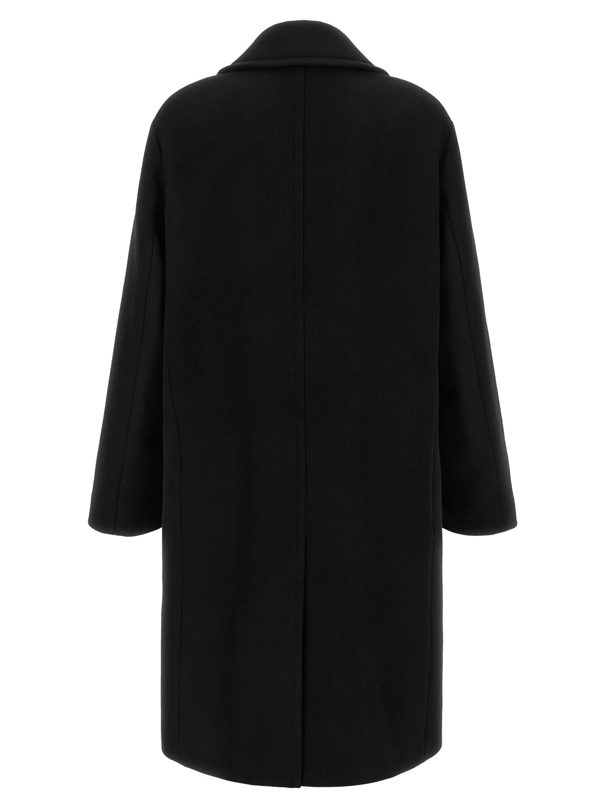 Fendi Black Virgin Wool Men's Coat