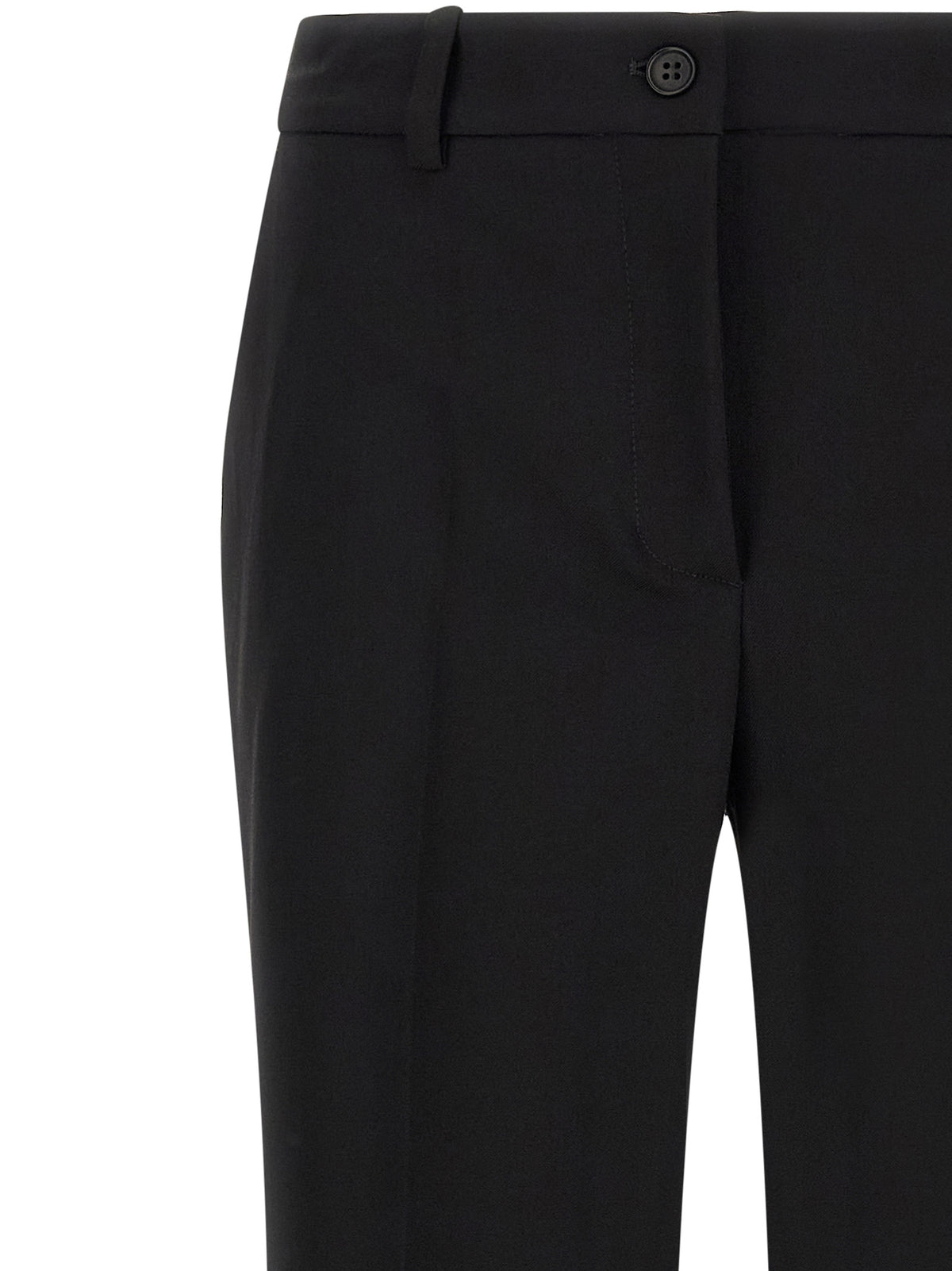 P.A.R.O.S.H. Black Virgin Wool Dress Women's Pants