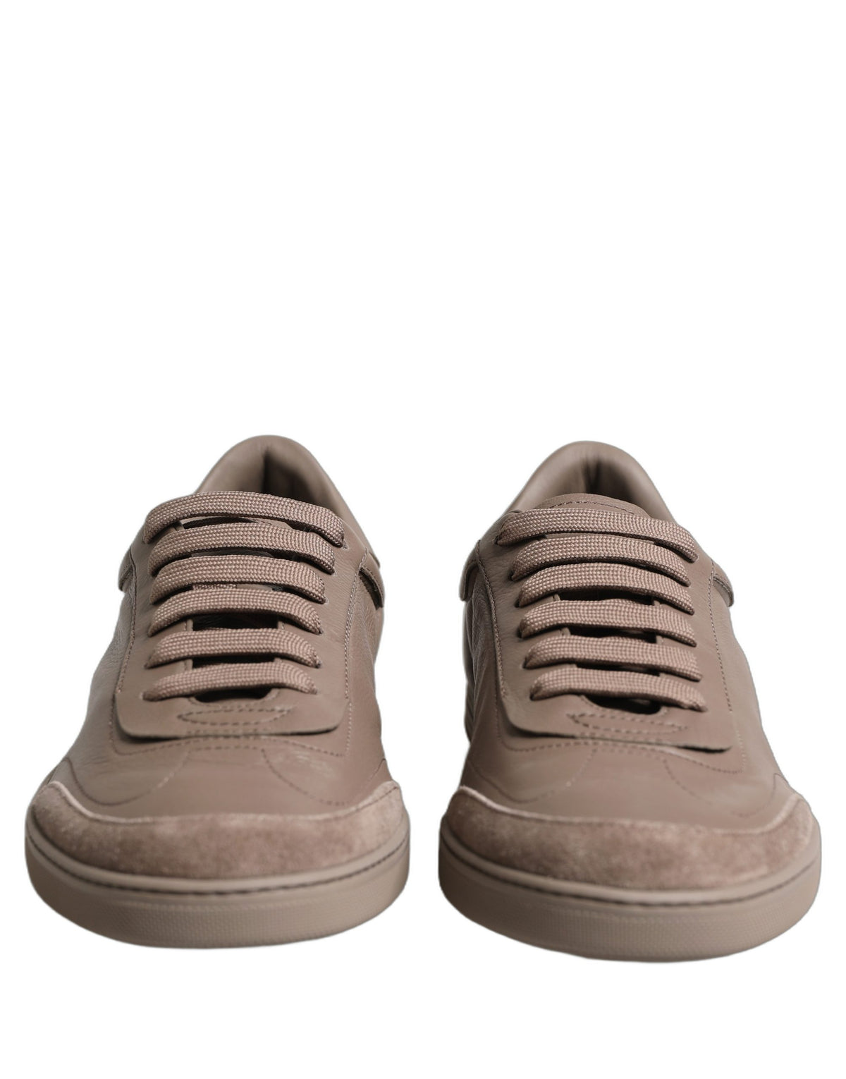 Dolce & Gabbana Taupe Saint Tropez Low Top Sneakers Men's Shoes