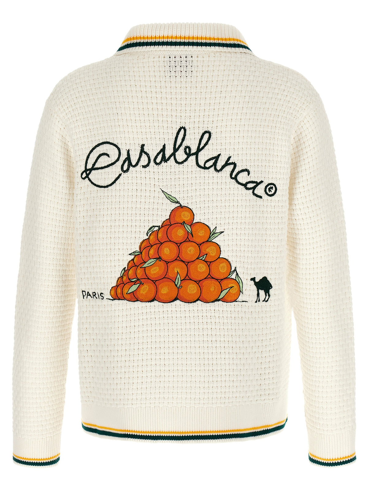 Casablanca White Cotton Men's Cardigan