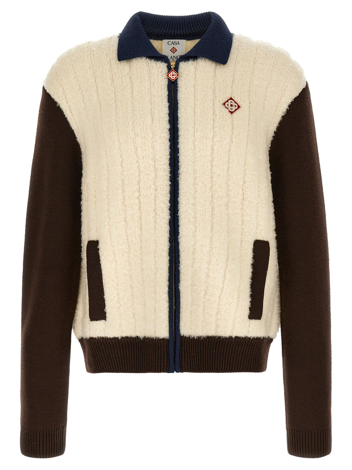 Casablanca Multicolor Wool Full-Length Men's Jacket