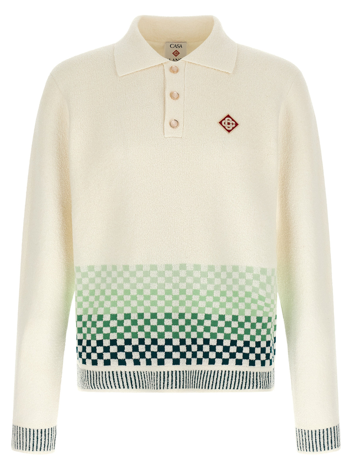 Casablanca Bicolor Cotton Polo Men's Shirt