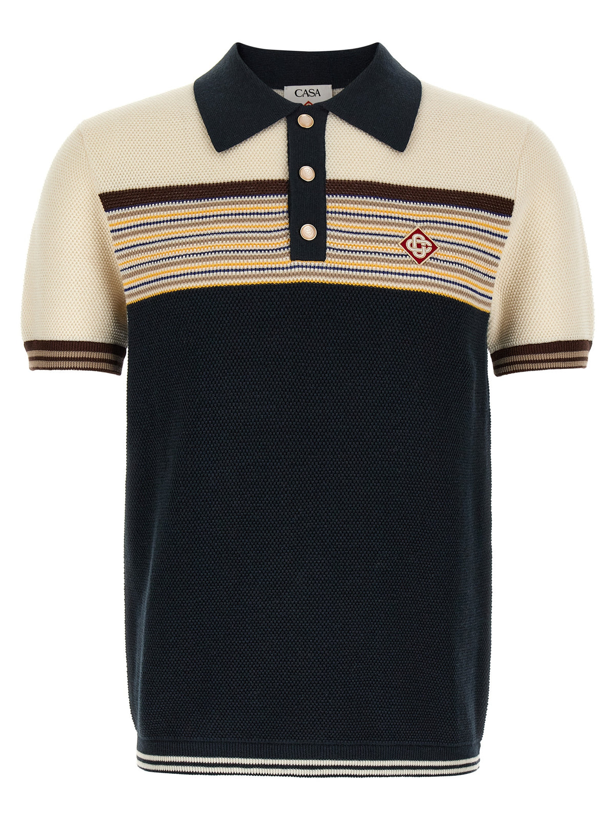 Casablanca Multicolor Cotton Polo Men's Shirt