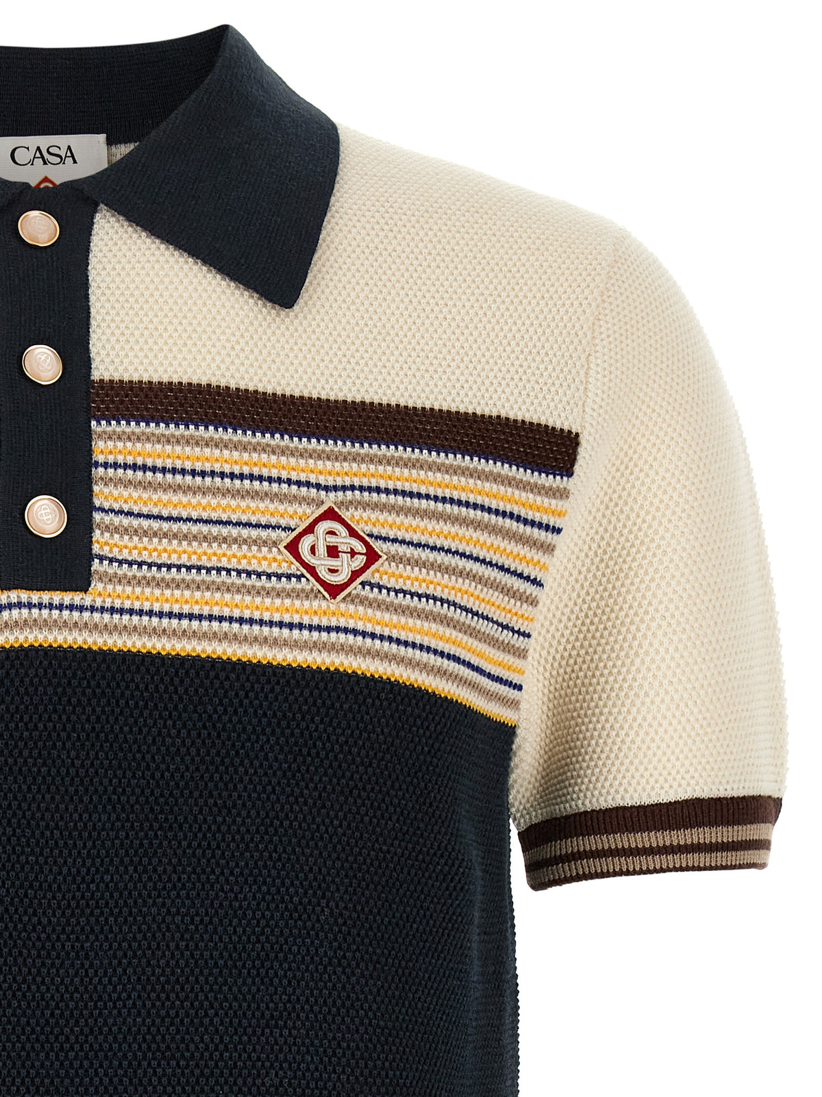 Casablanca Multicolor Cotton Polo Men's Shirt
