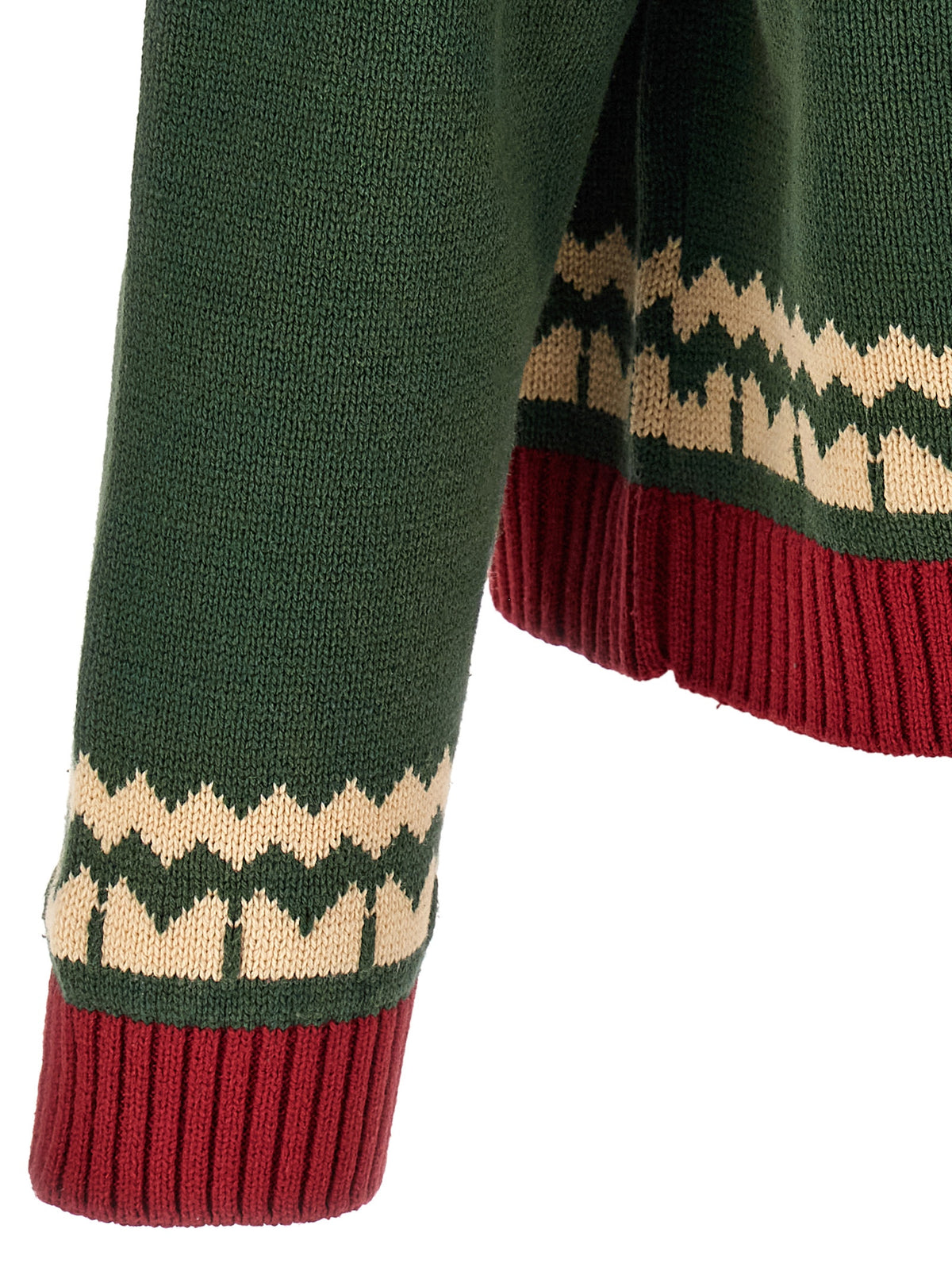 FOUND Bicolor Cotton Men's Cardigan