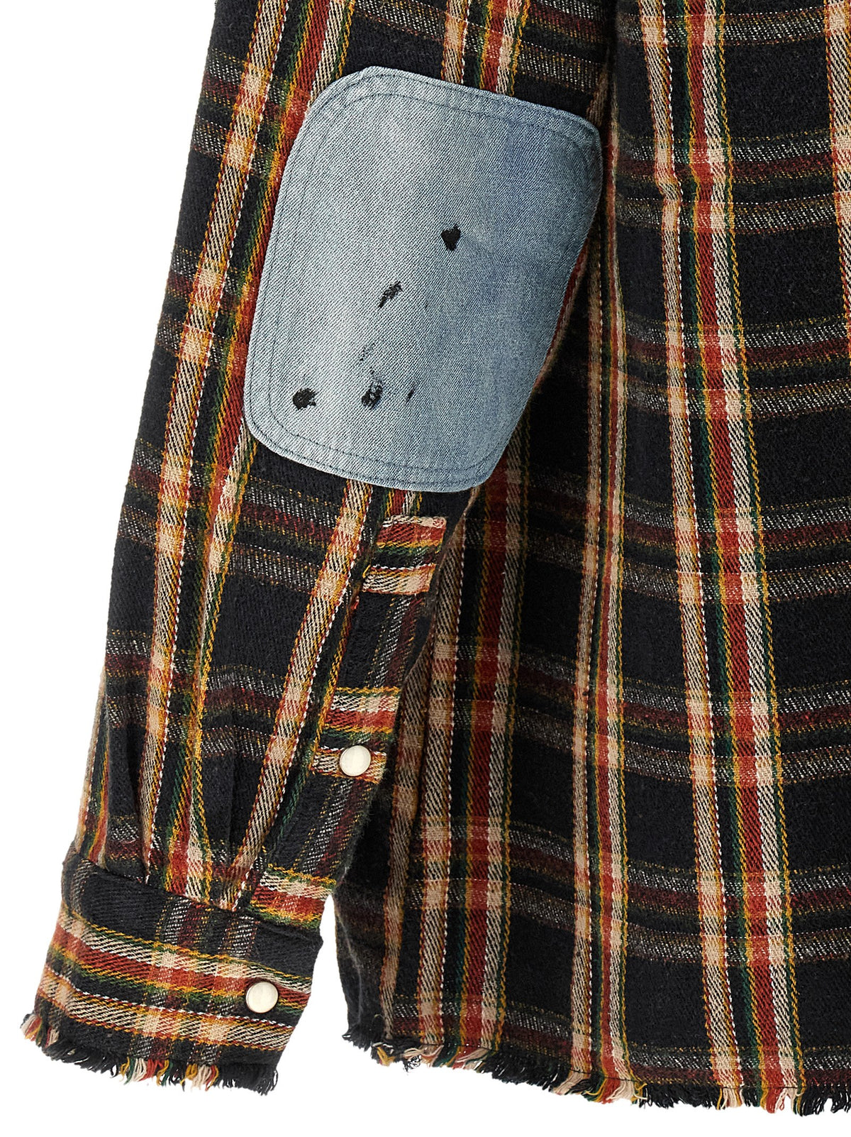 FOUND Multicolor Cotton Men's Blouse