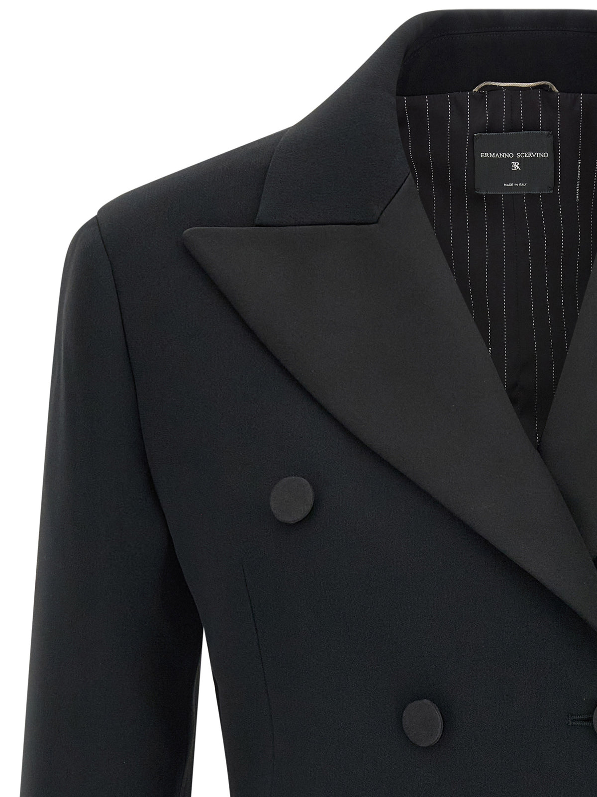 Ermanno Scervino Black Viscose Women's Blazer