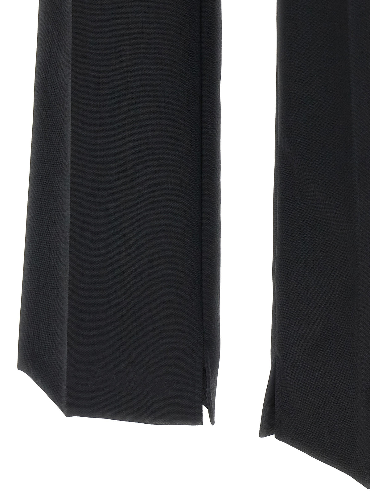 Elisabetta Franchi Black Virgin Wool Flared Women's Pants