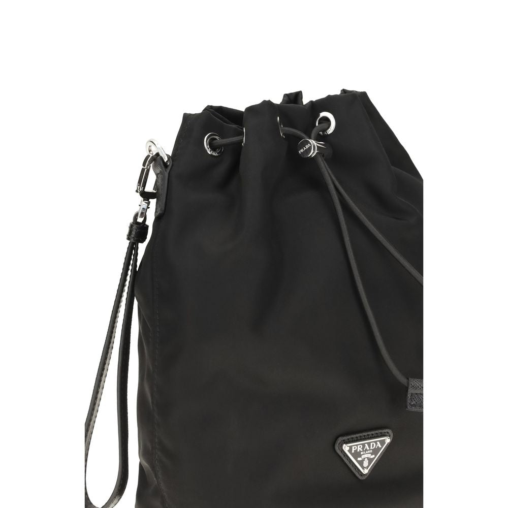 Prada Black Nylon Men's Wallet