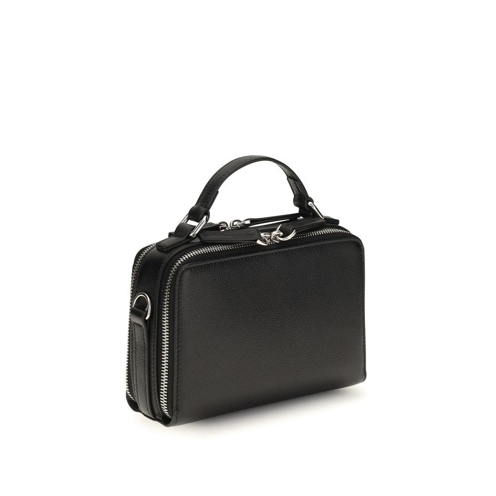 Fendi Black Calf Leather Bos Taurus Shoulder Men's Bag