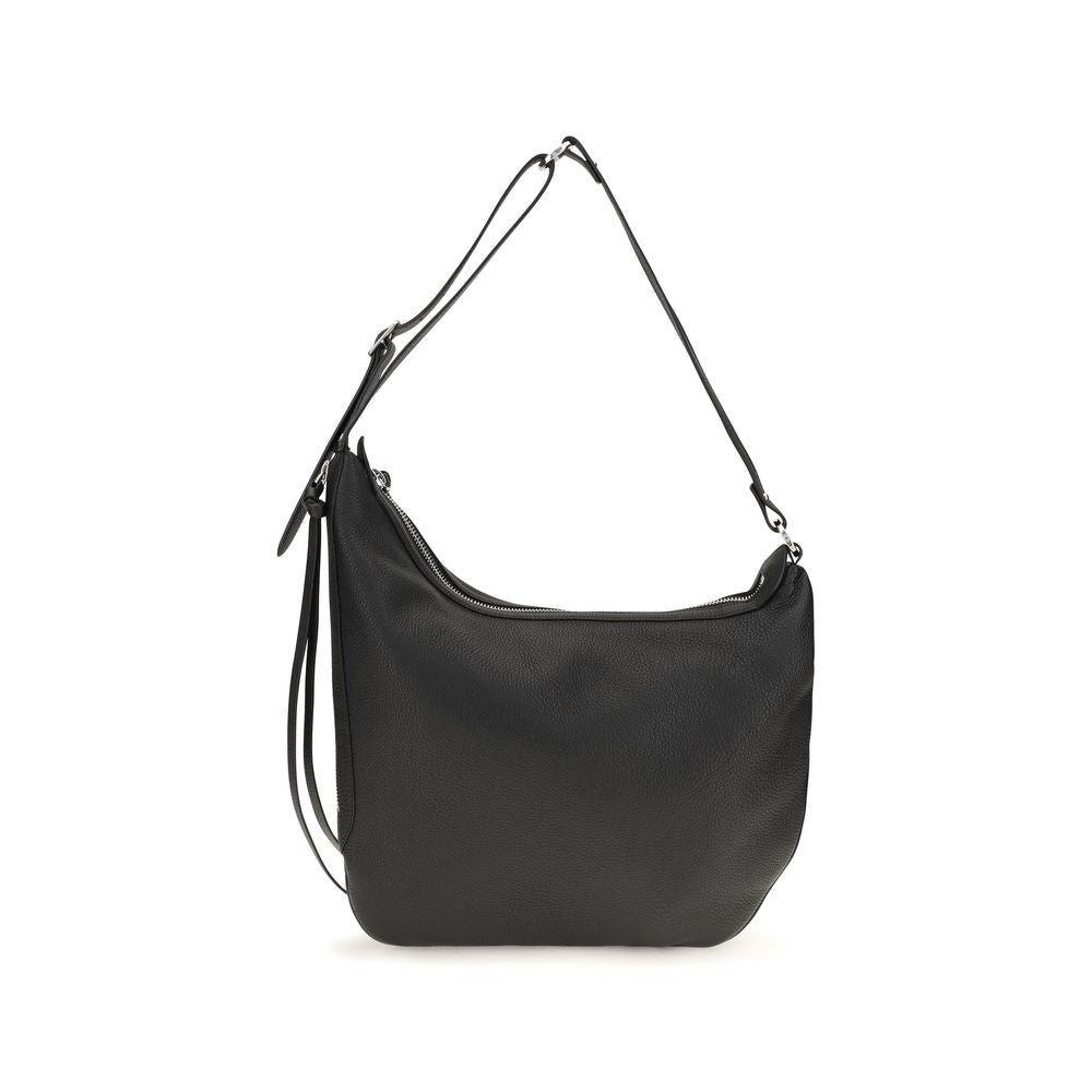 Fendi Black Calf Leather Bos Taurus Shoulder Men's Bag