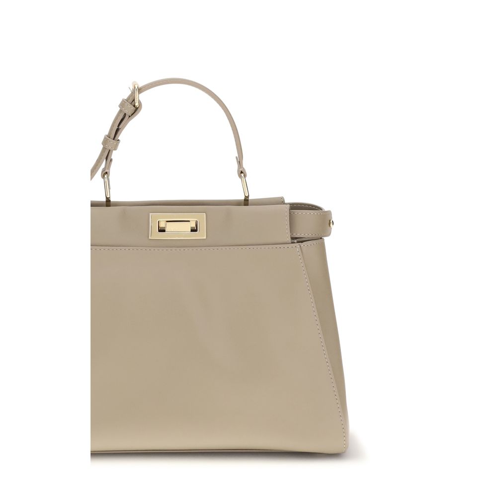 Fendi Beige Calf Leather Bos Taurus Shoulder Women's Bag
