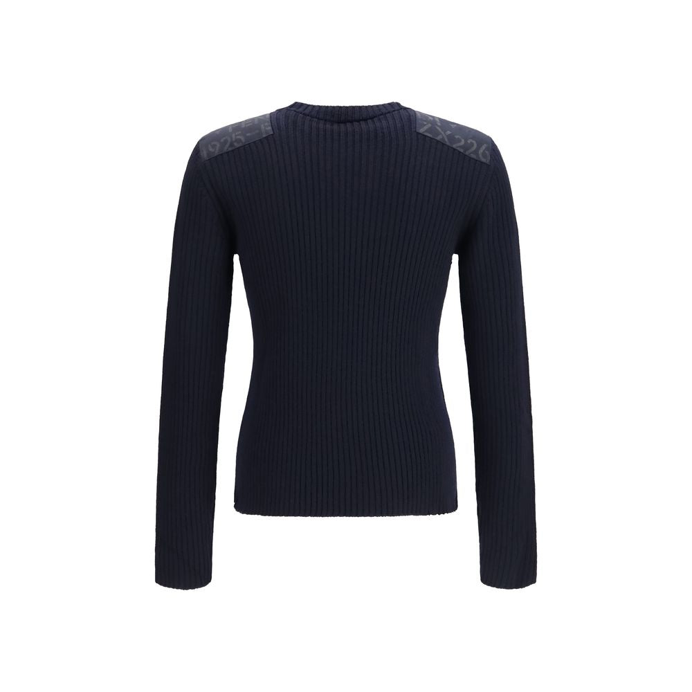 Fendi Blue Wool Oves Aries Men's Sweatshirt