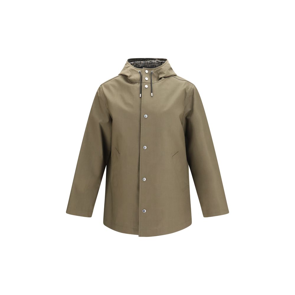 Fendi Bicolor Polyester Full-Length Men's Jacket