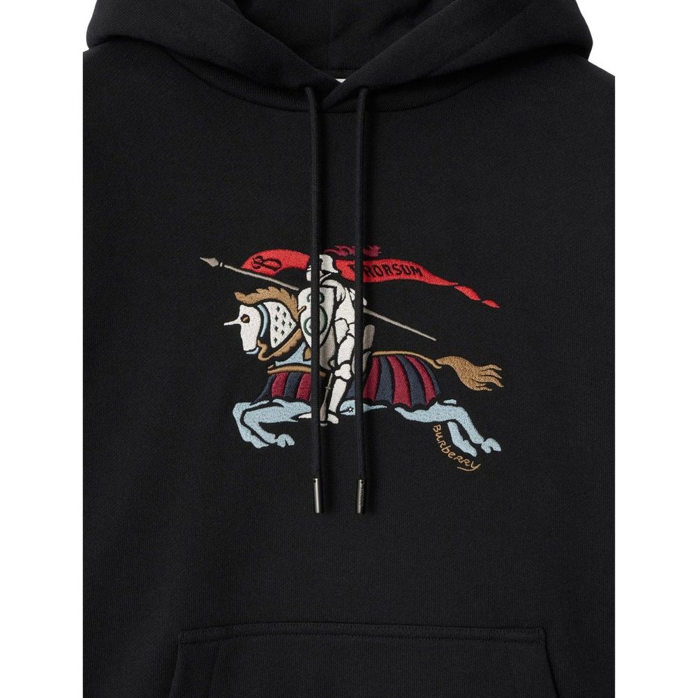Burberry Black Cotton Men's Hoodie