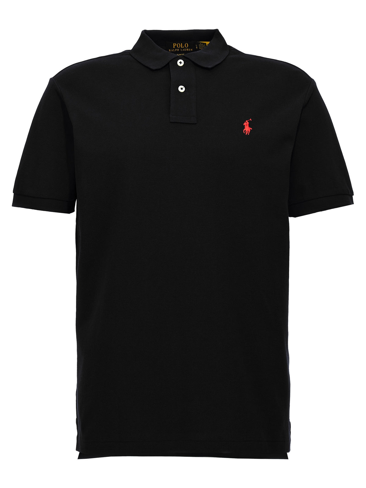 Polo Ralph Lauren Black Cotton Polo Men's Shirt