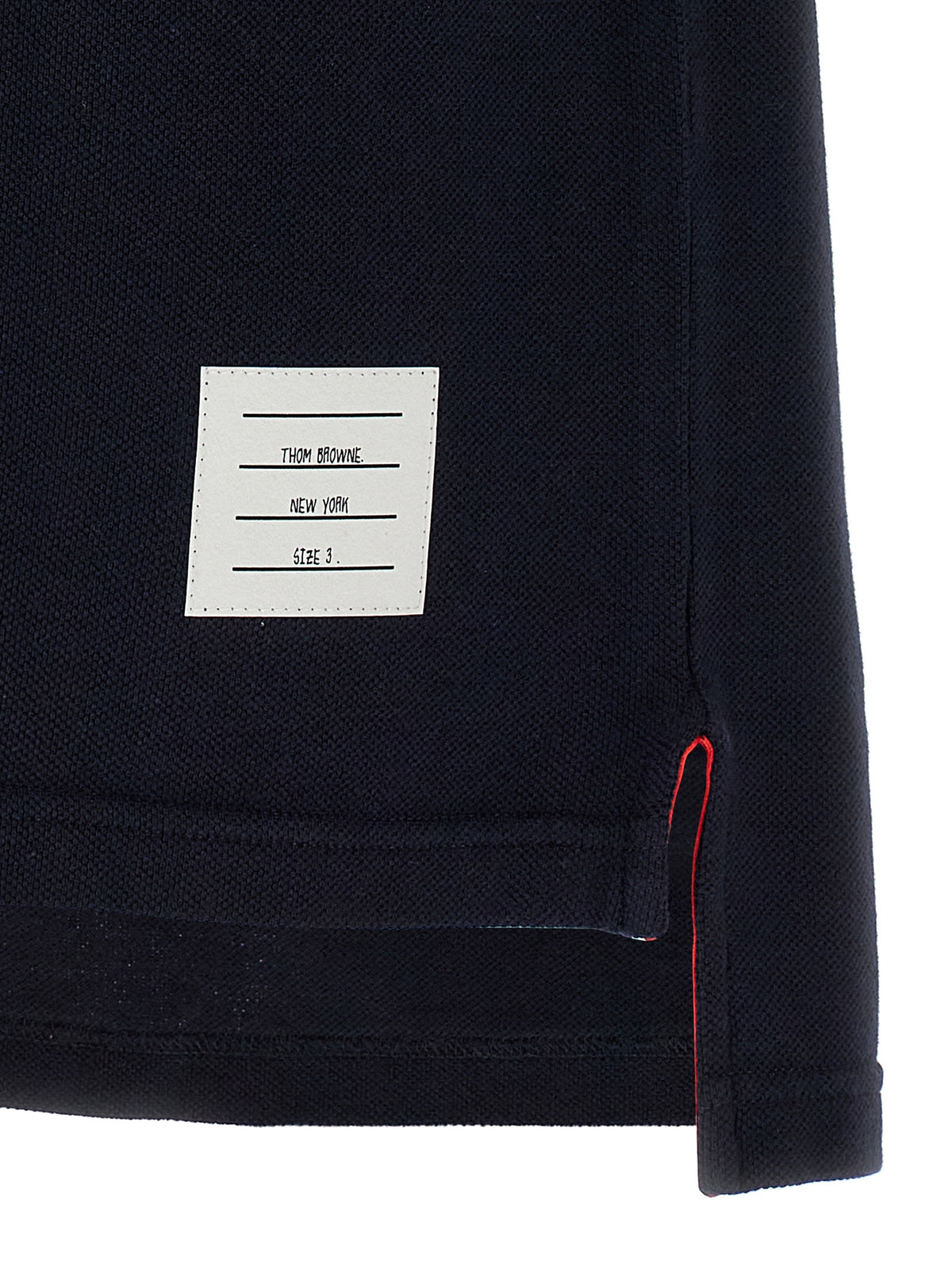 Thom Browne Blue Cotton Polo Men's Shirt