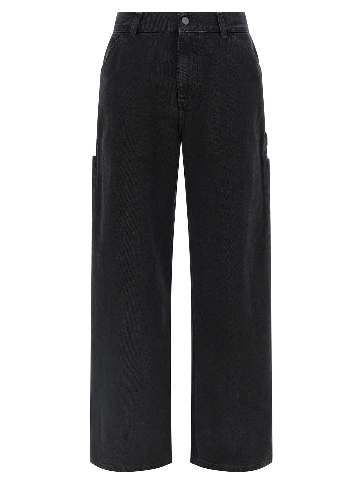 Carhartt Wip Black Cotton High-Waisted Women's Jean