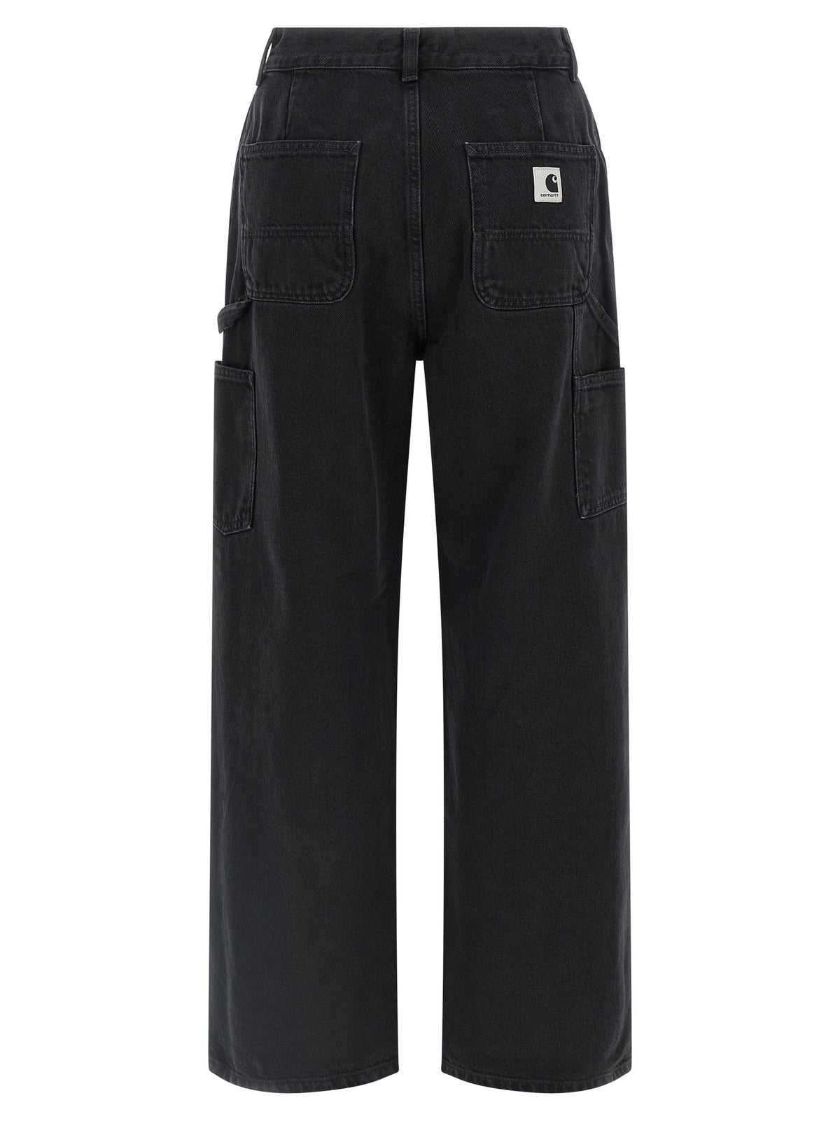 Carhartt Wip Black Cotton High-Waisted Women's Jean