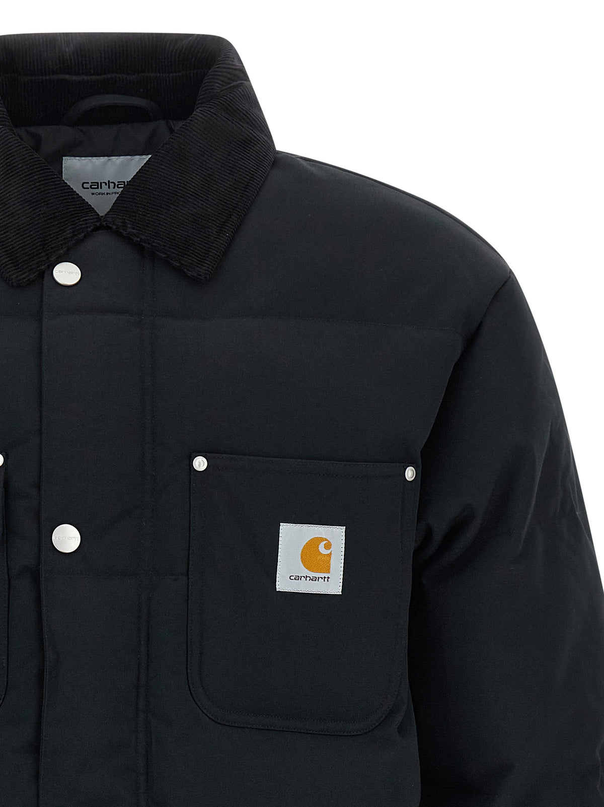 Carhartt Wip Black Nylon Shell Men's Jacket