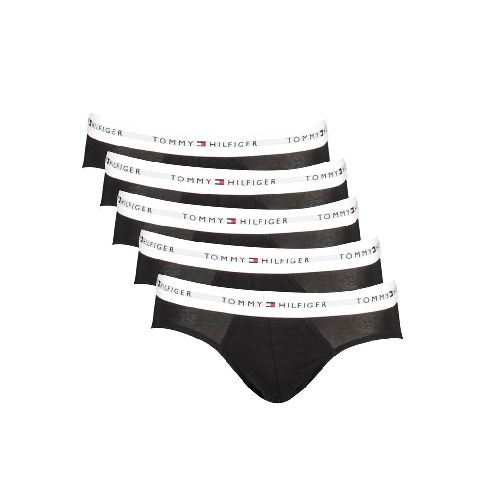 Tommy Hilfiger Black Cotton Men's Men's Briefs