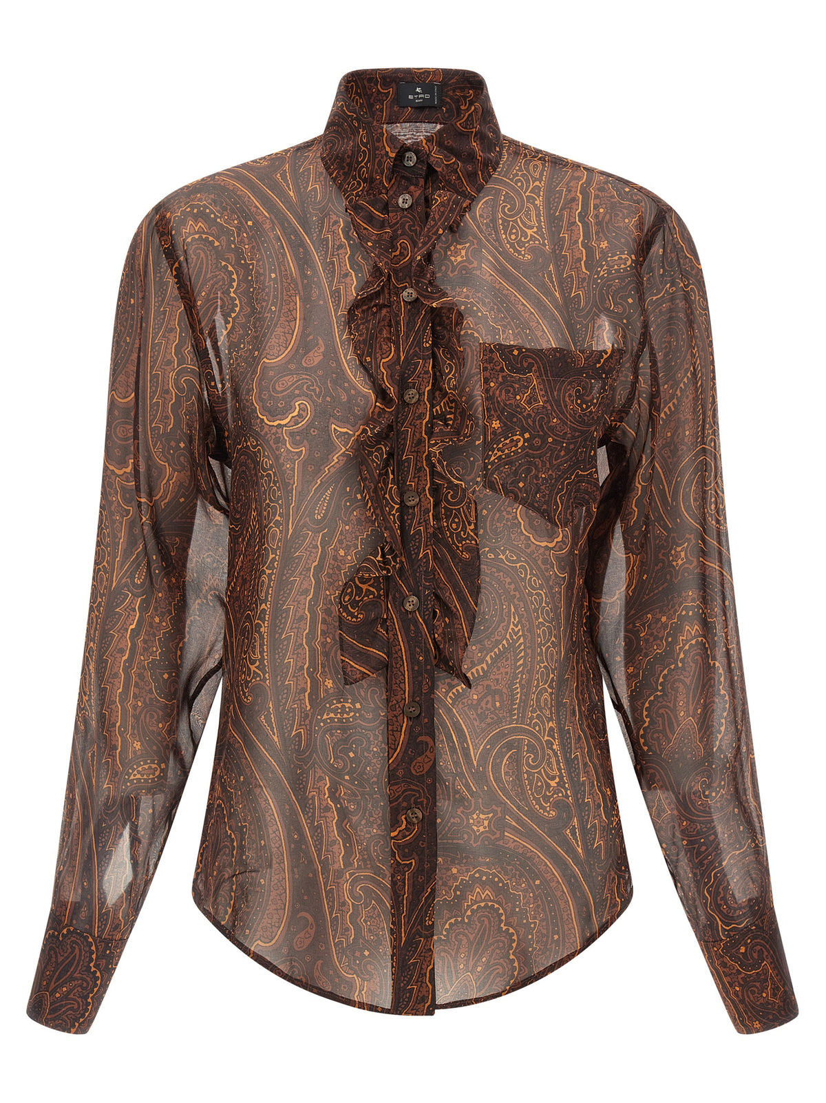 Etro Brown Silk Women's Blouse