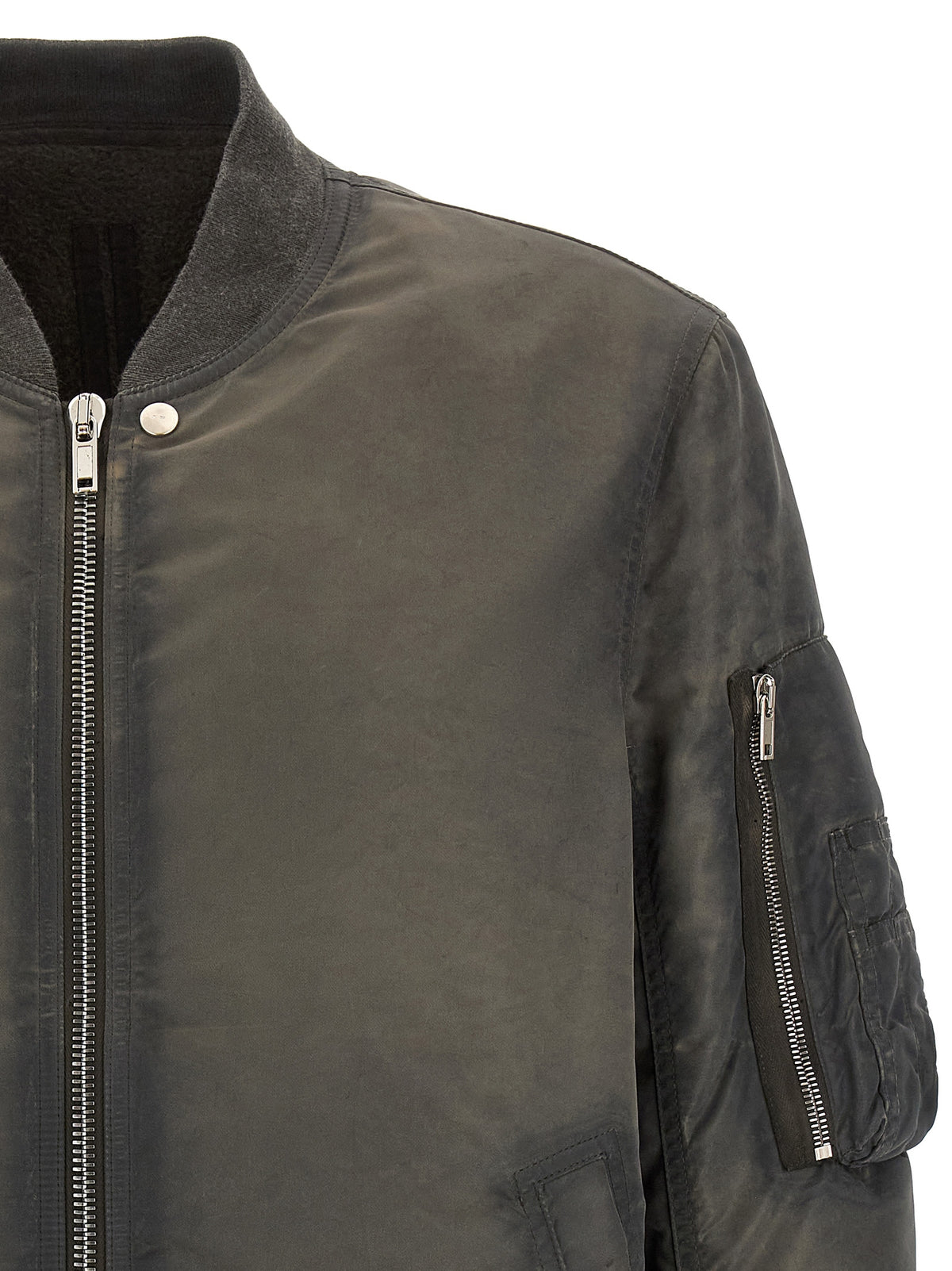 DRKSHDW Gray Nylon Men's Bomber