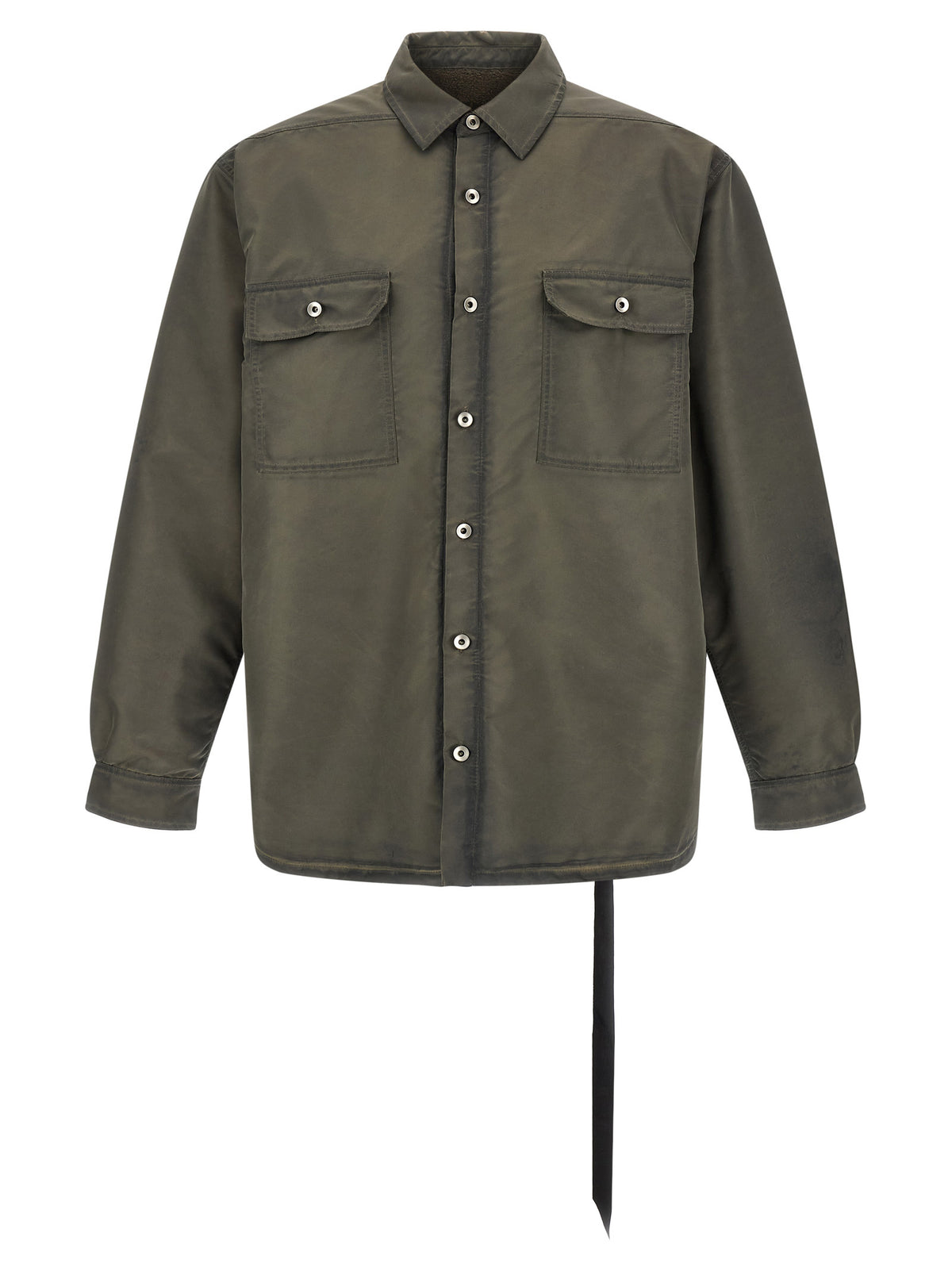 DRKSHDW Gray Nylon Full-Length Men's Jacket