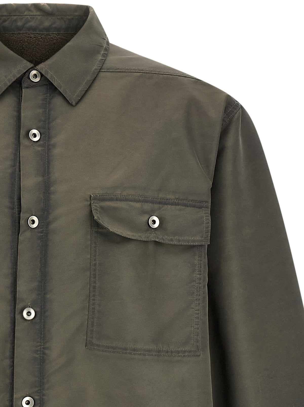 DRKSHDW Gray Nylon Full-Length Men's Jacket