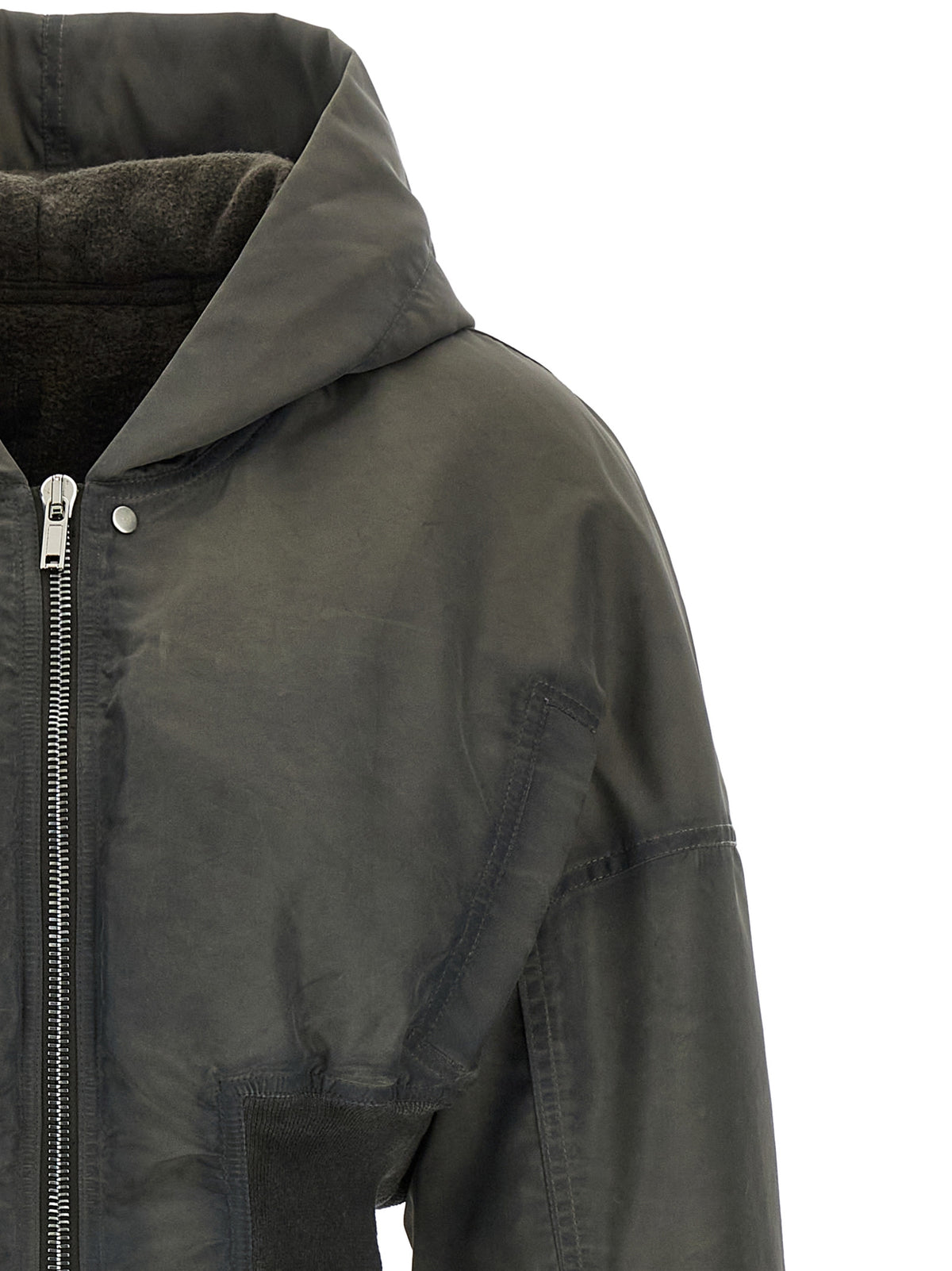 DRKSHDW Gray Nylon Women's Bomber