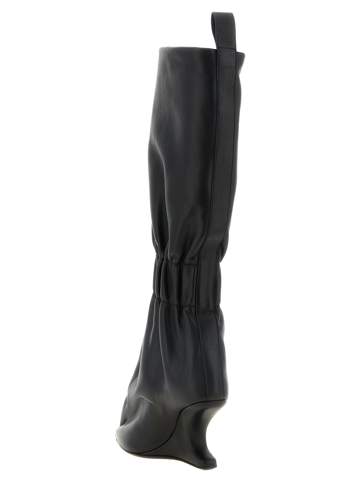Rick Owens Black Calfskin Over The Women's Knee