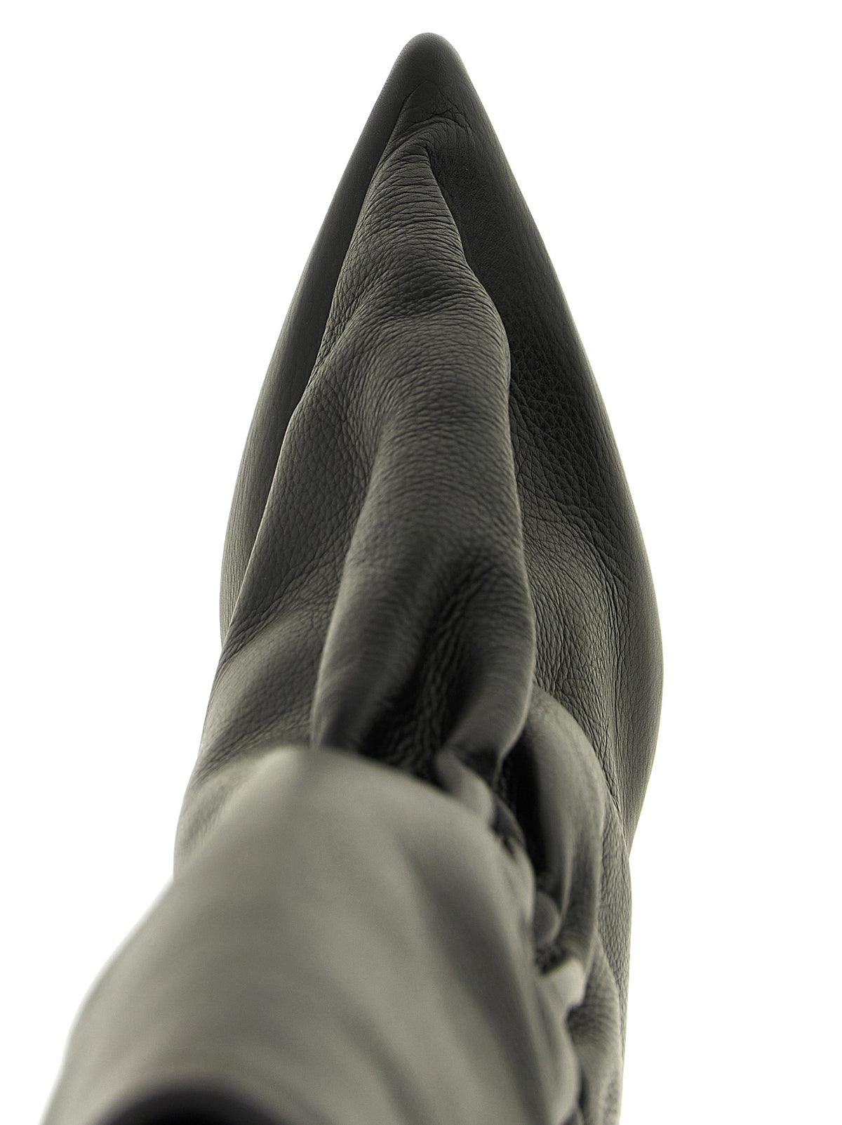 Rick Owens Black Calfskin Over The Women's Knee