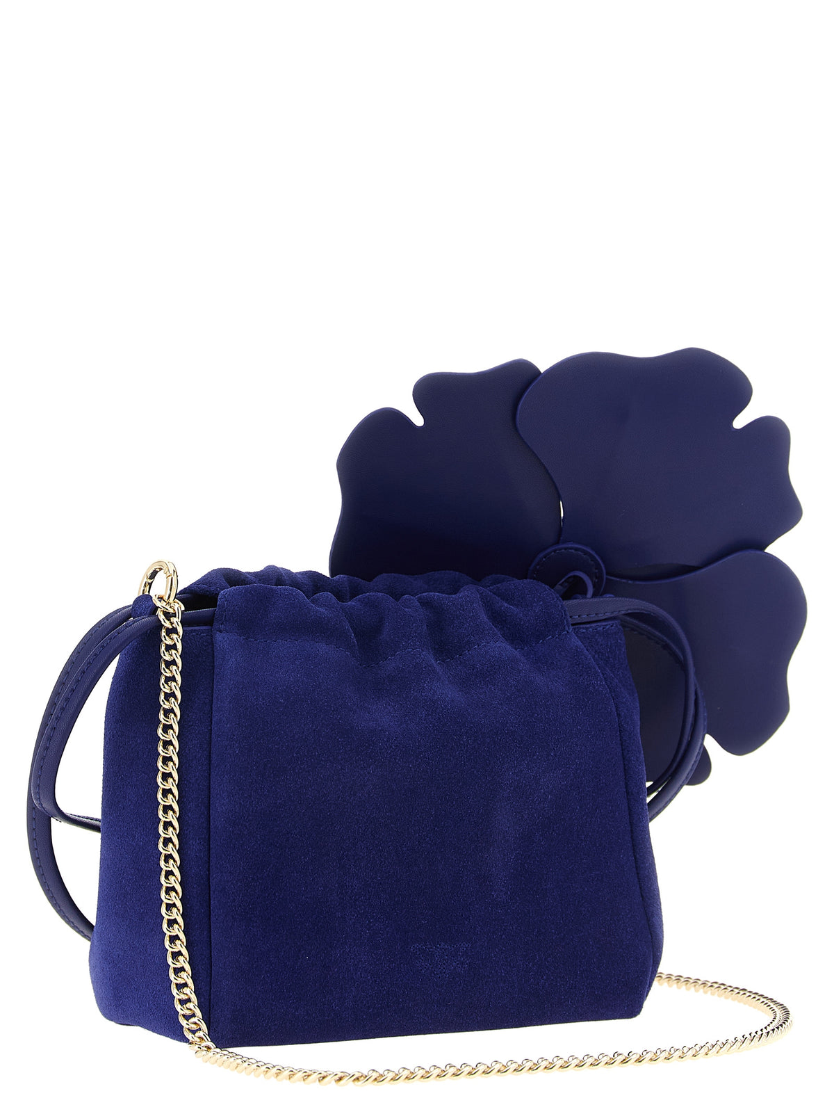 PINKO Blue Lambskin Clutch Women's Bag