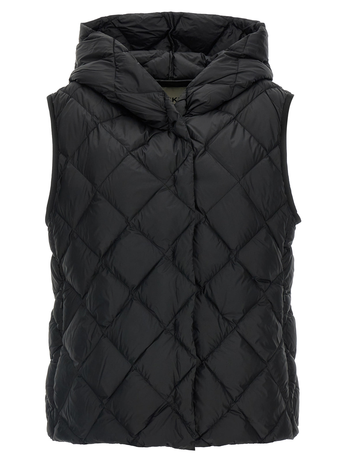 Max Mara Black Polyester Sleeveless Women's Jacket